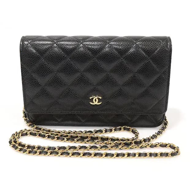 샤넬  AP0250 블랙 캐비어 WOC 체인 크로스백 EP76763CH