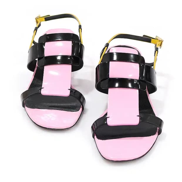 로저비비에 멀티 컬러 스트랩 여성샌들 34.5 CO47980ETC