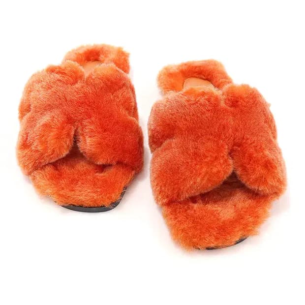 에르메스 H231288Z 시어링 오란 슬리퍼 샌들 37 CO23252HE