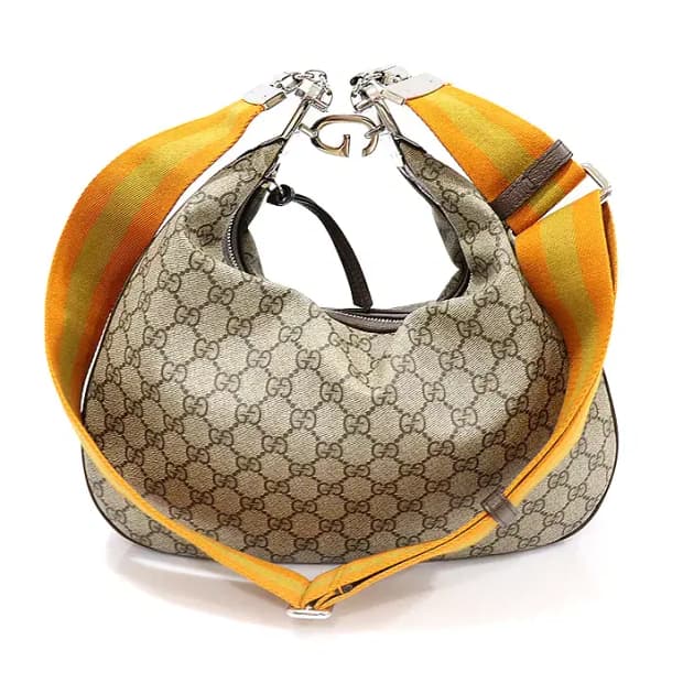 구찌 702823 GG 캔버스 아따슈 미듐 숄더백 EP32398GU