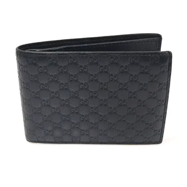 구찌 278596 네이비 GG 마이크로 시마 반지갑 EP67610GU