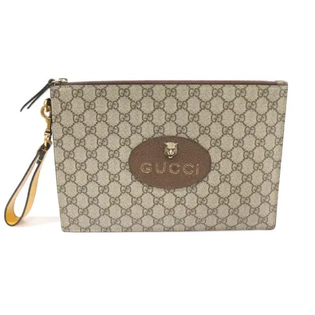 구찌 473956 GG 캔버스 네오 빈티지 클러치 EP19093GU