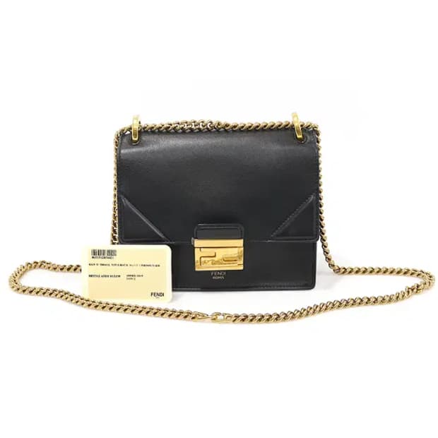 펜디 8BT312 블랙 카프스킨 캔 유 스몰 숄더백 EP78622FD