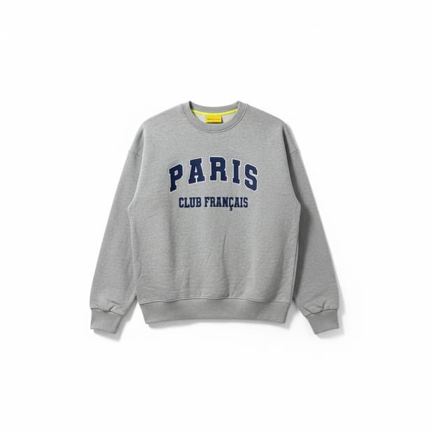 곤니치와 봉쥬르 자수 맨투맨