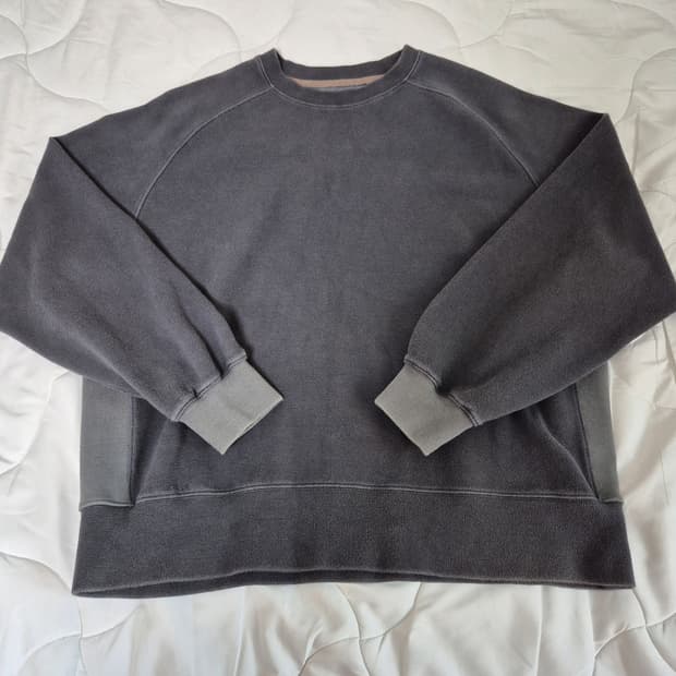 러프사이드 래글런 스웨트셔츠 차콜 3