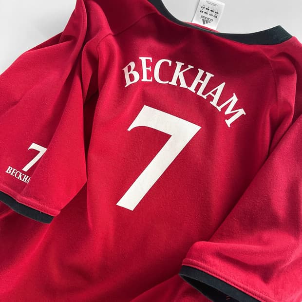 00s 아디다스 데이비드 베컴 7 링거 풋볼 티