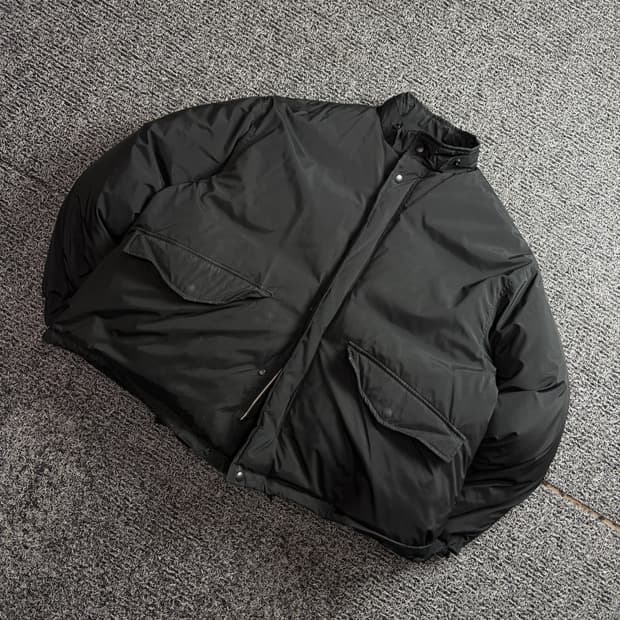 라퍼지스토어 나일론 덕다운 숏패딩 2727