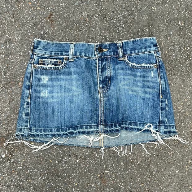 hollister 홀리스터 스커트 y2k 청치마