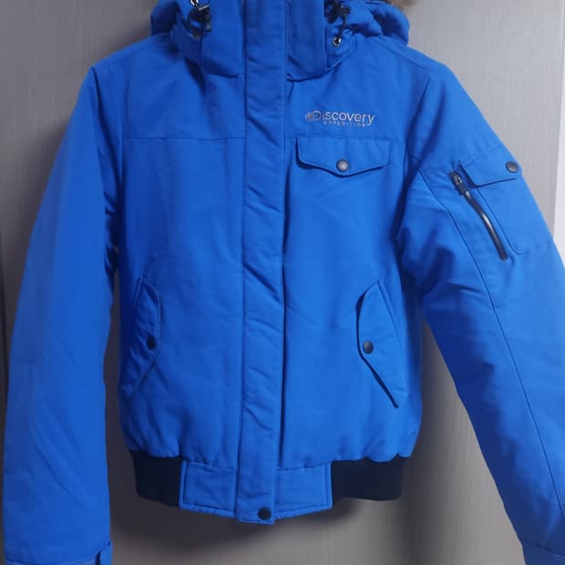 디스커버리 구스다운 패딩, S