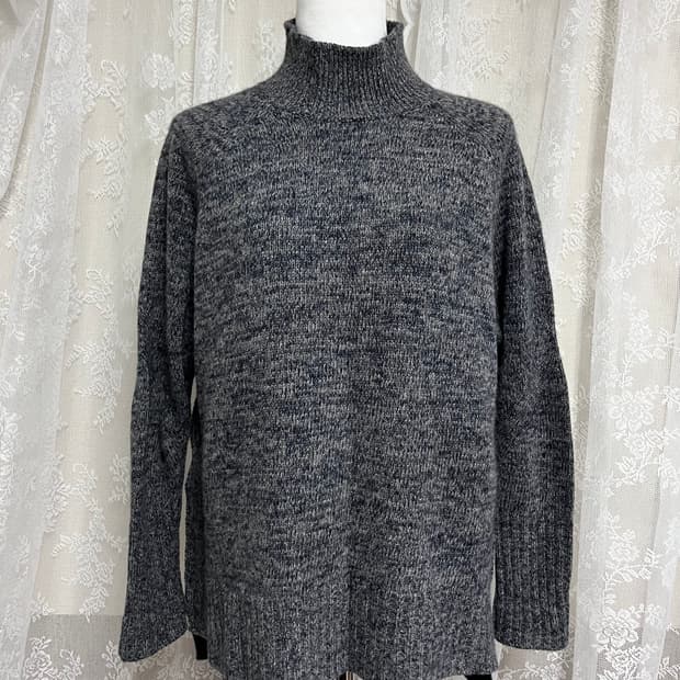 F) 한섬 랑방 컬렉션 캐시미어 100 폴라 니트