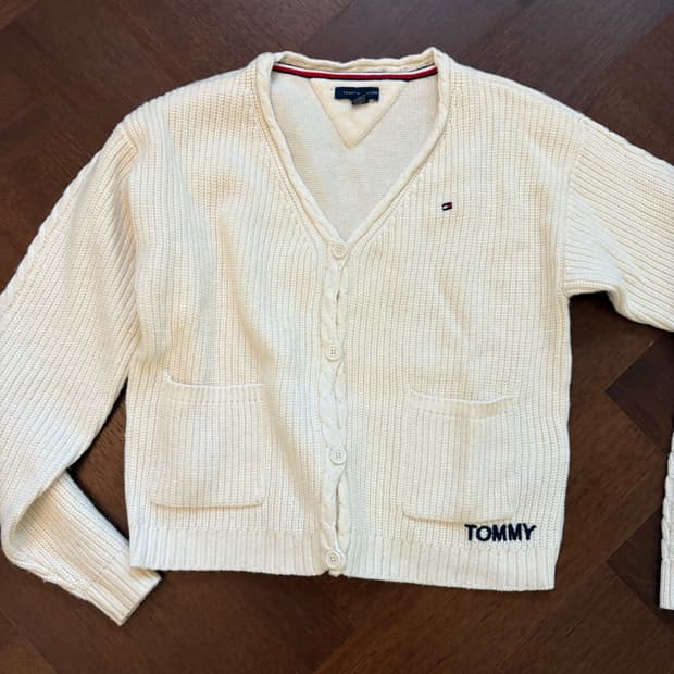 타미힐피거 니트 가디건