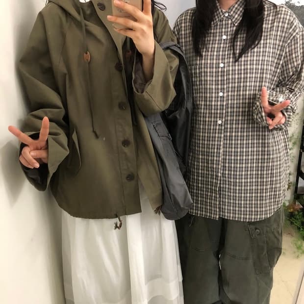 아밀트-보이 후드 사파리 카키