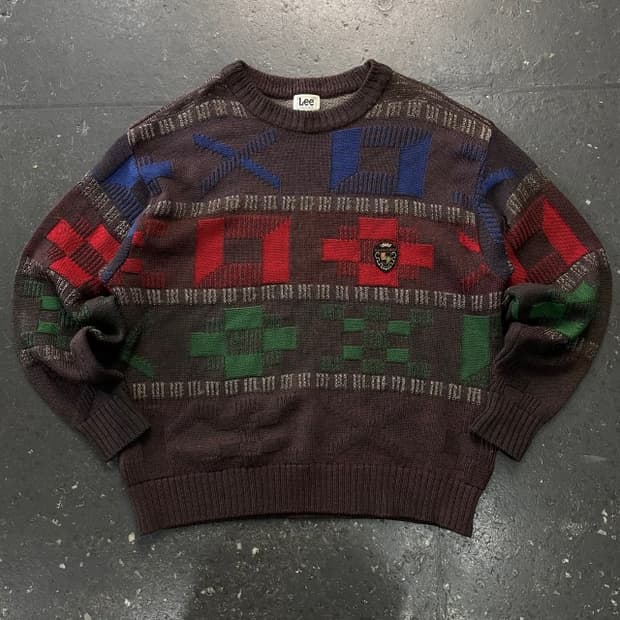 100 LEE 쌍방울 니트