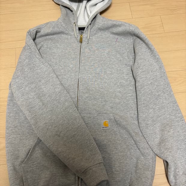 칼하트 회색 후드집업 M