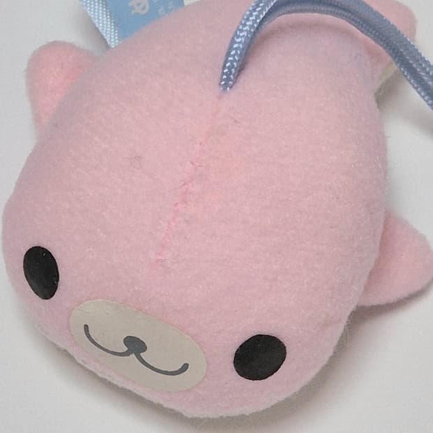 마메고마 산엑스 핑크 사쿠라 고전 인형 키링