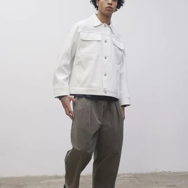 스튜디오니콜슨 청자켓 화이트 L