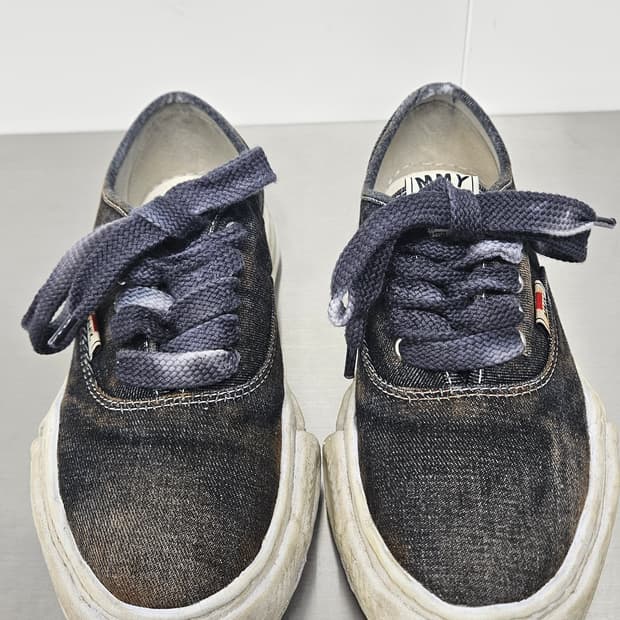 미하라야스히로 베이커 워시드데님 블랙(40)