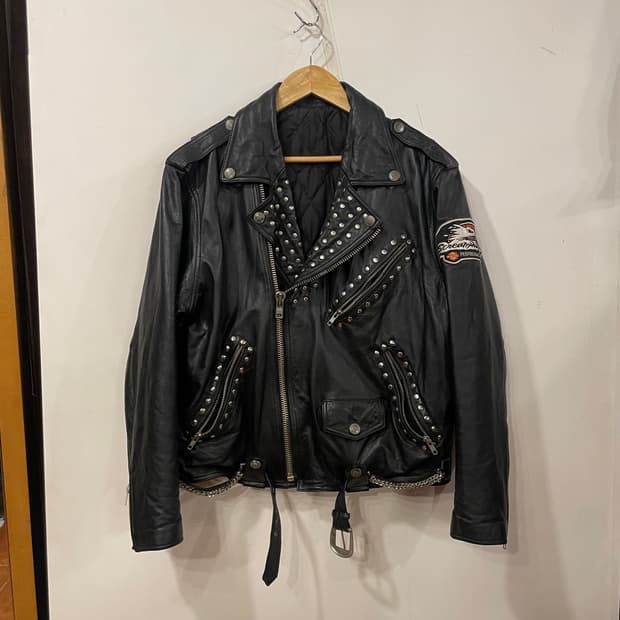 할리데이비슨 스터드 레더바이커 자켓