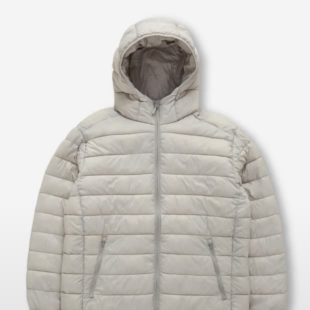 스파오 씬라이트 경량패딩 라이트그레이 S