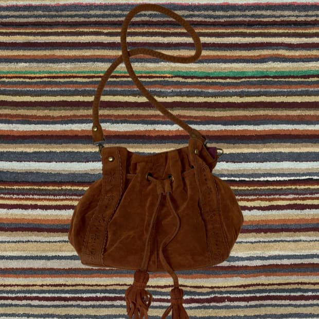 보헤미안 포켓 버킷백