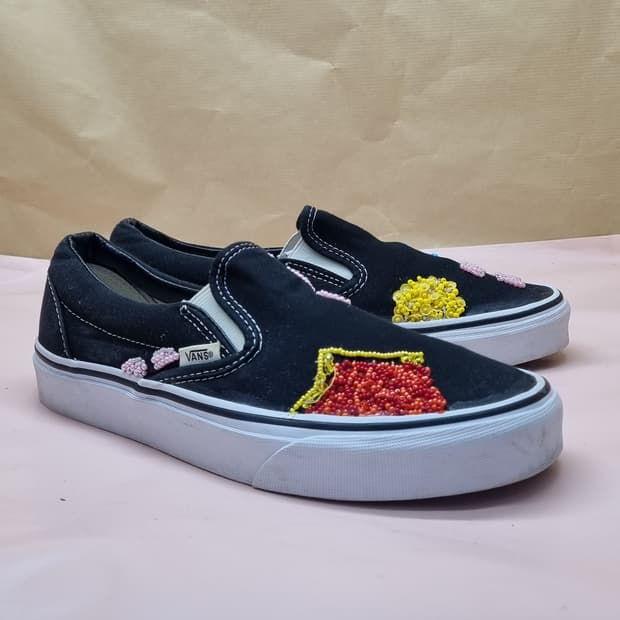 반스 커스텀  여성 슬립온 245