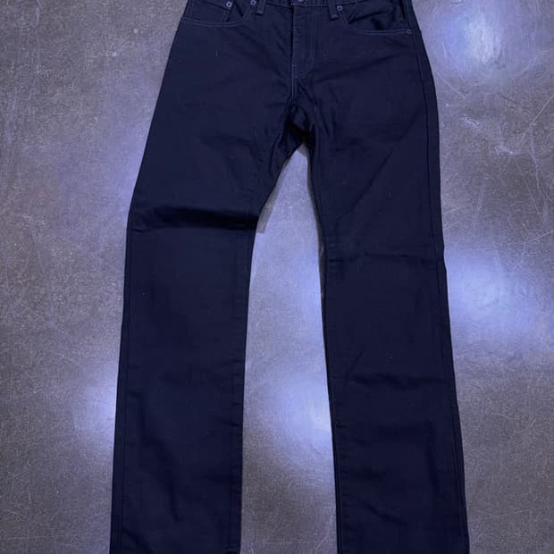 리바이스 502 테이퍼드핏 블랙진 데님팬츠 29