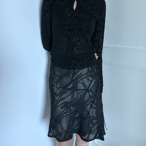 Oriental Mood Sheer Top / 빈티지 오리엔탈 티셔츠