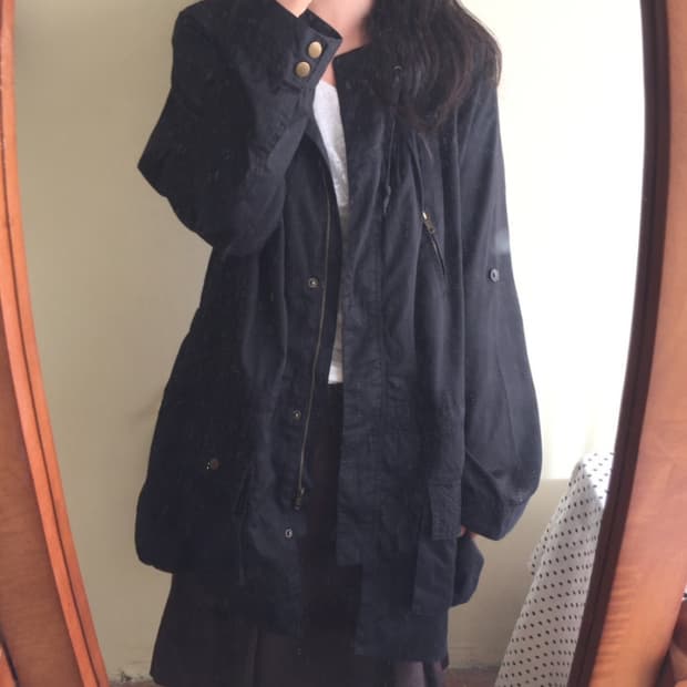 일본빈티지 COLZA 블랙 야상