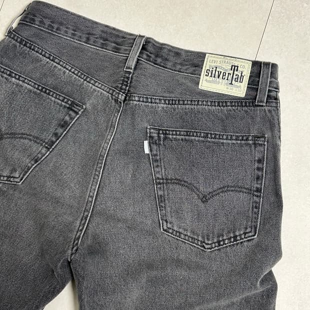 리바이스 실버탭 루즈진 흑청 A3421-0000