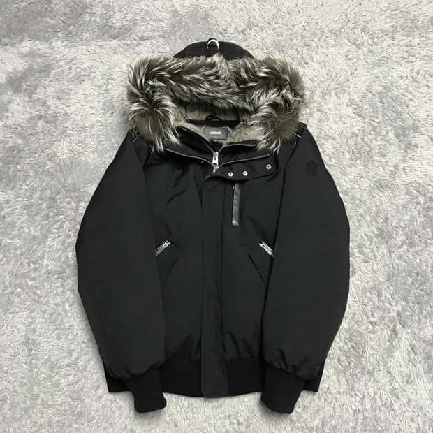 {클로젯}[44]맥케이지 딕슨 실버퍼 숏 다운 패딩