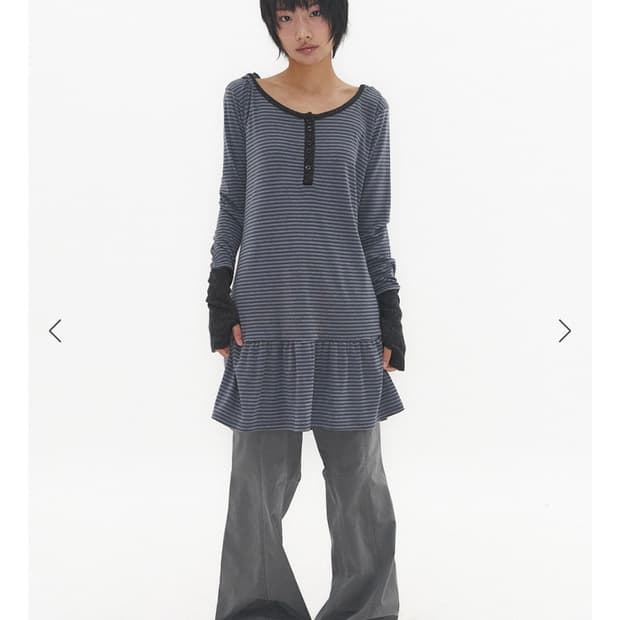 Expired Girl 익스파이어드걸스 워머 후드 드레스