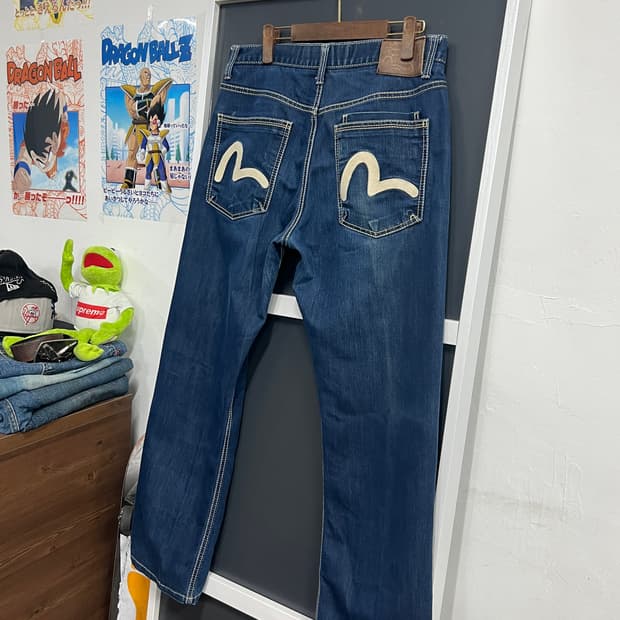 Evisu 에비수 진스 나팔핏 부츠컷 데님 팬츠