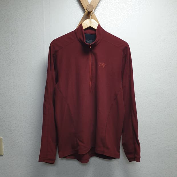 [m/정품] 아크테릭스 델타ar 하프집업 버건디