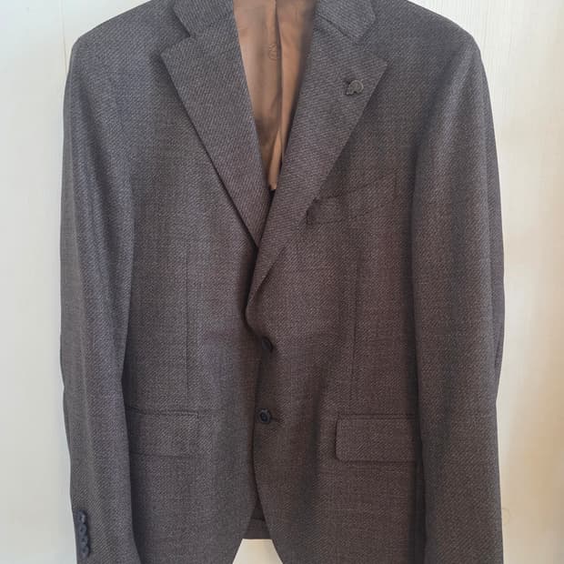 (라르디니 메이드)가브리엘파시니 자켓 브라운 50사이즈