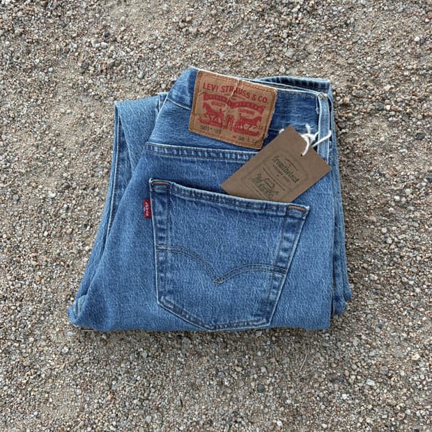 리바이스 501‘93 중청 데님 (30)  