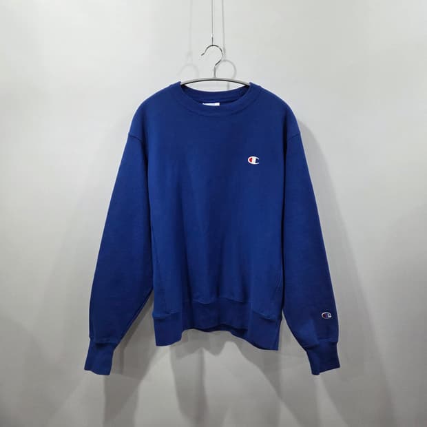 챔피온 블루택 리버스위브 기모 맨투맨 M 