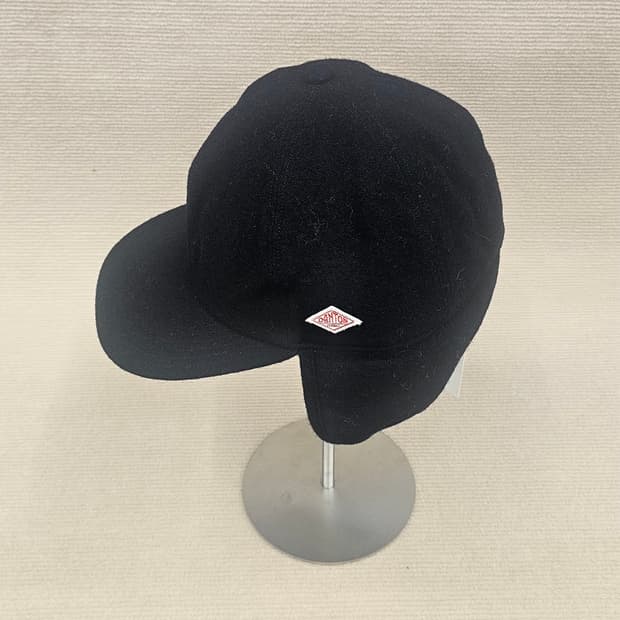 단톤 울 에타민 보아 6패널 캡 - 블랙