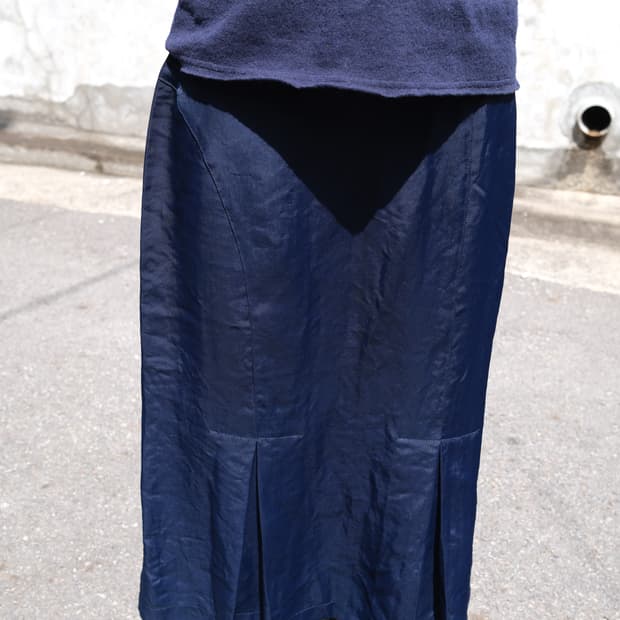 꼼데가르송 인플리츠 스커트