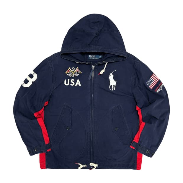 폴로 빅포니  usa 요트클럽 후드자켓(XL)