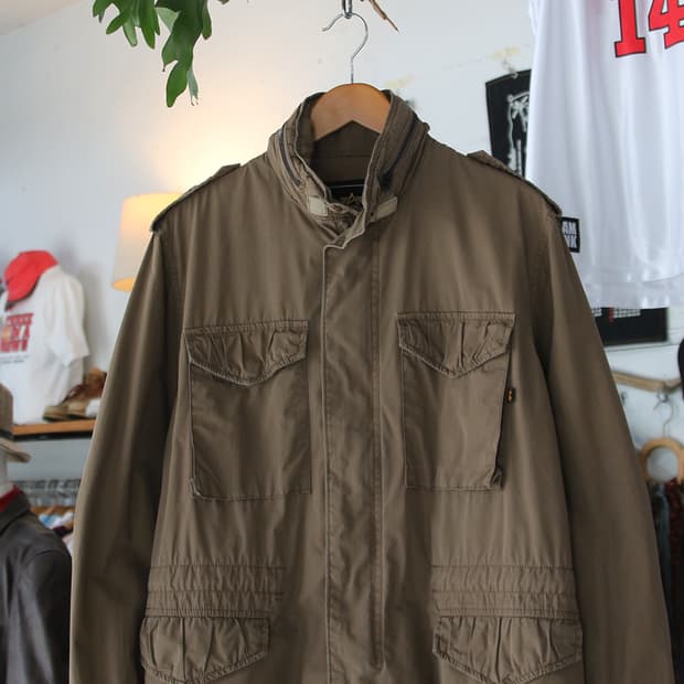 (착용컷) 알파 인더스트리 M-65 필드 자켓 (남성용 100)