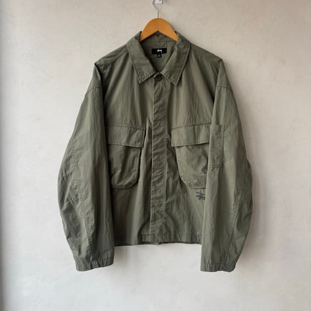 스투시 밀리터리 오버셔츠