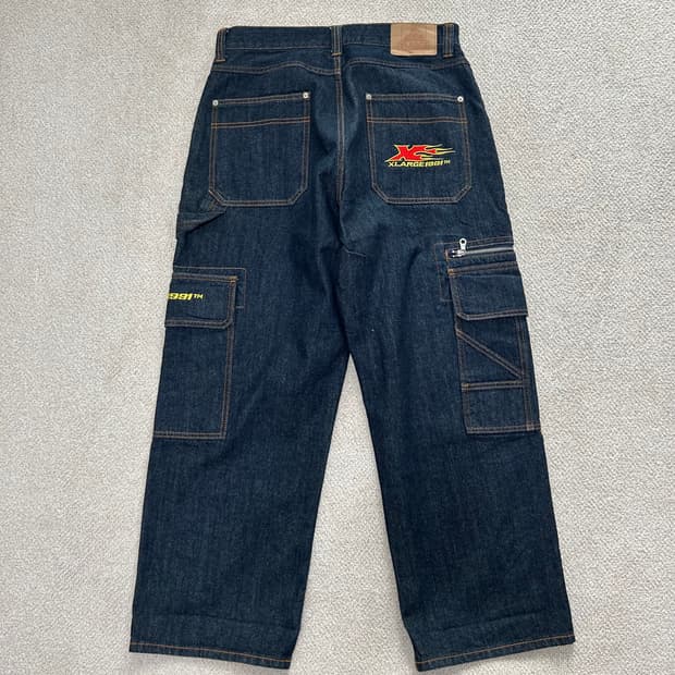 엑스라지 [34] 카고 와이드 청바지 