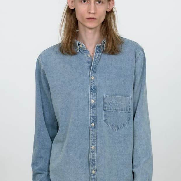 MPa UTILITY DENIM SHIRT (STEEL BLUE)