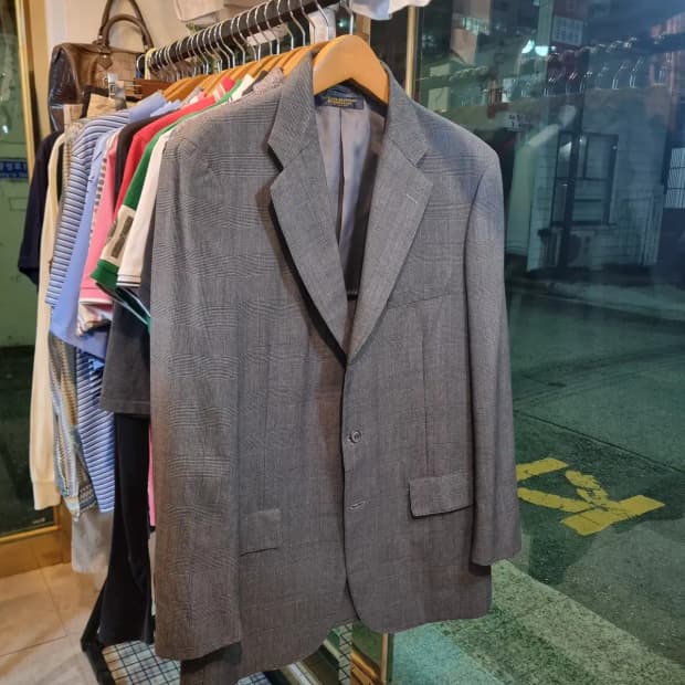 끝판왕 대장급 브룩스브라더스 글렌체크 클래식 블레이져 실사이즈 105
