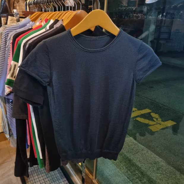 아르마니 꼴레지오니 반팔 모 100% 100사이즈