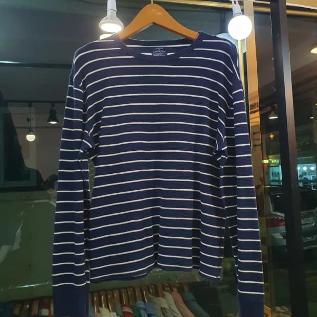 제이크루 가로 스트라이프 아메리칸 캐주얼 긴팔 니트 M사이즈