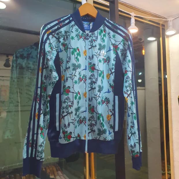 대장급 95사이즈 아디다스 에스닉 파이어버드 집업 저지 트랙탑 자켓