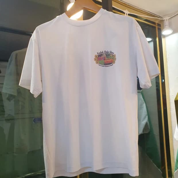 코닥 M사이즈 코닥훌라쇼 프린팅 로고패치 티셔츠