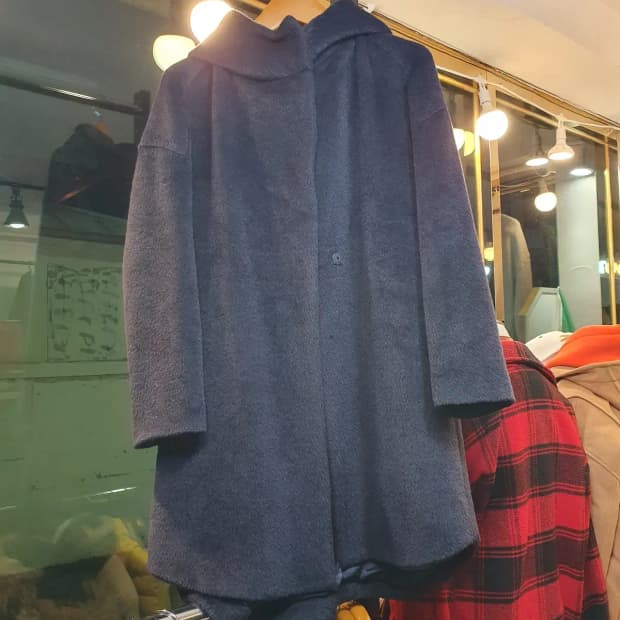 타임 라마털 50% 모 코트 실사이즈 55