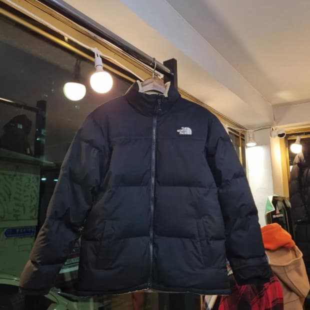 노스페이스 여성 55 가능 청소년용 160사이즈 양면 뽀글이 양털 자켓